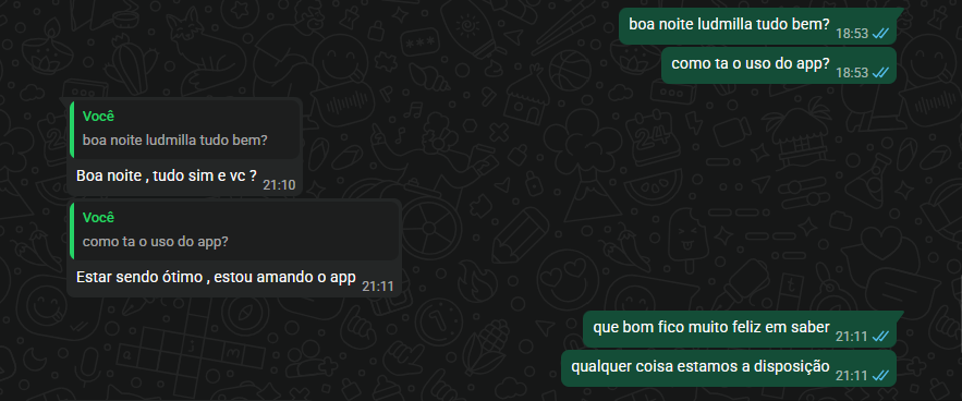 Feedback cliente 1